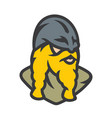 viking warrior abstract sign vector image vector image