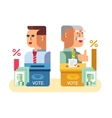 elections candidates characters vector image