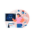woman gynecologist gynecology doctor image vector image