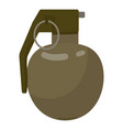 police grenade icon cartoon security vector image