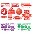 promo stickers vector image