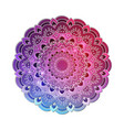 decorative arabic round lace ornate mandala vector image vector image