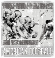 tough rough american football crack vector image vector image