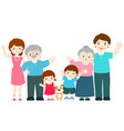 family cartoon character xa vector image