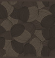 seamless abstract hand-drawn pattern waves vector image vector image