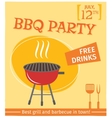 bbq grill poster vector image