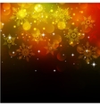 christmas snowflakes background vector image vector image