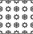 snowflakes icons frozen star pattern vector image