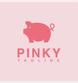 piggy bank logo icon design vector image