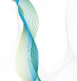 wavy line design vector image vector image