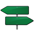 arrow sign choice vector image vector image
