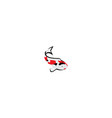 koi fish logo icon vector image