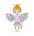 Cute spring fairy Royalty Free Vector Image - VectorStock