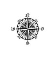 rose winds isolated cartography compass vector image vector image