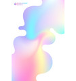 abstract iridescent background vector image vector image