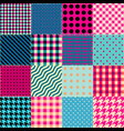 patchwork textile pattern seamless quilting vector image