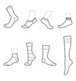 sock clipart drawing icon symbol vector image vector image