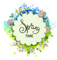 spring banner vector image vector image