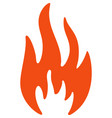 fire icon hand drawn vector image vector image