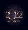 happy new year background with glittery design vector image