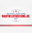 martin luther king jr vector image