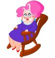 old lady vector image vector image