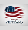 Veterans day background usa flag abstract Vector Image