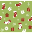 christmas seamless pattern vector image