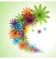 flowers background vector image vector image