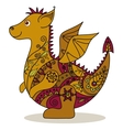 cartoon dragon vector image