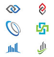 business finance logo vector image