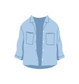 casual summer shirt unbuttoned women blouse vector image vector image