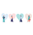 doctors and nurses concept design - group vector image vector image