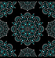 aboriginal dot art mandala seamless pattern vector image