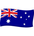 australian flag graphic vector image vector image