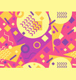 geometric seamless pattern in 80s memphis style vector image vector image