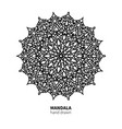 mandala flower drawing decorative boho vector image