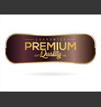 premium quality labels and badges collection 08 vector image vector image