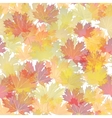 autumn leaves seamless pattern vector image vector image