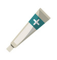 ointment cream tube medicine vector image