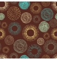 circle seamless pattern vector image