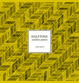 halftone herringbone pattern vector image vector image