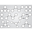 white topic diagrams vector image vector image