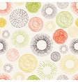 circle seamless pattern vector image