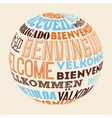 language poster design vector image vector image
