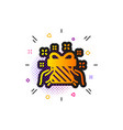 new year present icon christmas gift box sign vector image