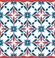 seamless pattern with floral swirls vector image