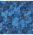 indigo batik floral paisley motifs vector image vector image