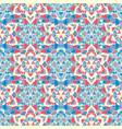 boho flower pattern vector image vector image