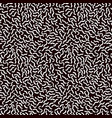 memphis style seamless pattern on black vector image vector image